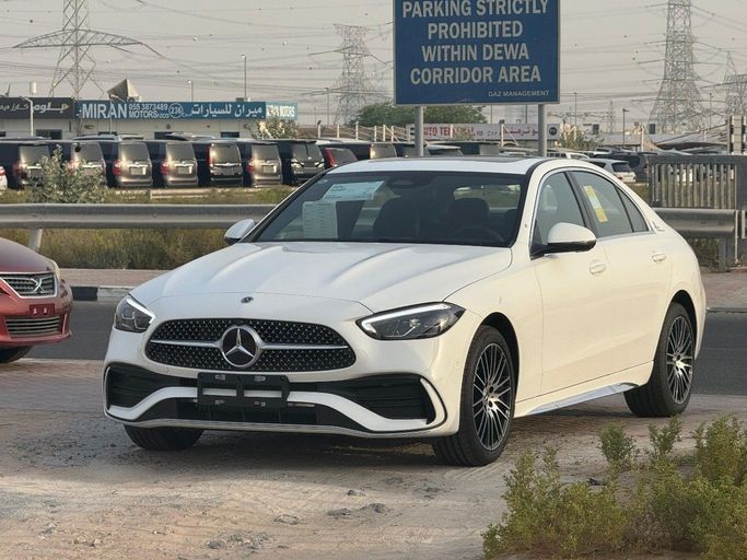 New Mercedes-Benz C-Class 200 L V (W206), 1.5 l, 2025 in Dubai by Gold Auto, White color. Other | AUTO.AE