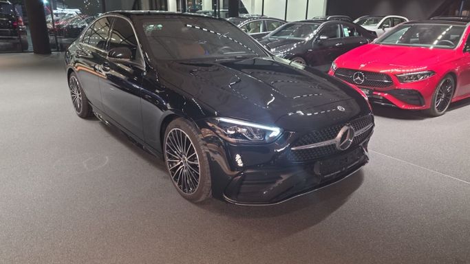 New Mercedes-Benz C-Class 200 V (W206), 1.5 l, 2026 in Dubai, Black color. GCC Specs | AUTO.AE