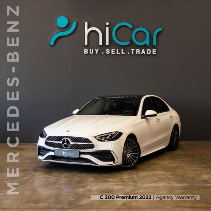 مستعملة Mercedes-Benz C-Class 200 V (W206), 1.5 l, 2023 في في دبي من Hi Car Approved Pre-Owned Cars Showroom، اللون أبيض. مواصفات الخليج | AUTO.AE