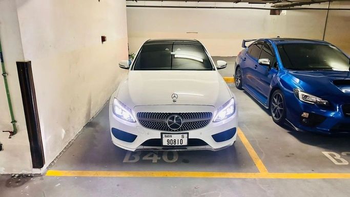 مستعملة Mercedes-Benz C-Class 200 IV (W205), 2.0 l, 2015 في في دبي من HONEY Motors FZCO، اللون أبيض. المواصفات اليابانية | AUTO.AE | إعلان #260351