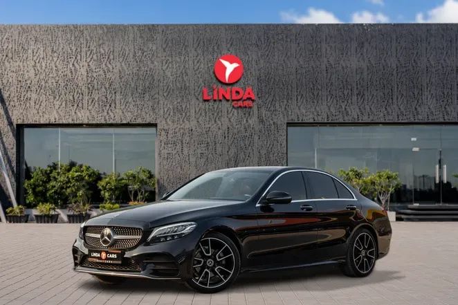 Used Mercedes-Benz C-Class 200 IV (W205) Facelift, 1.5 l, 2021 in Dubai by Linda Cars, Black color. GCC Specs | AUTO.AE | Listing #263938