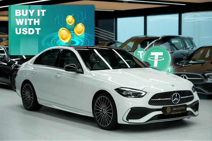 New Mercedes-Benz C-Class 200 V (W206), 1.5 l, 2026 in Dubai by MW Motors , White color. GCC Specs | AUTO.AE | Listing #264770