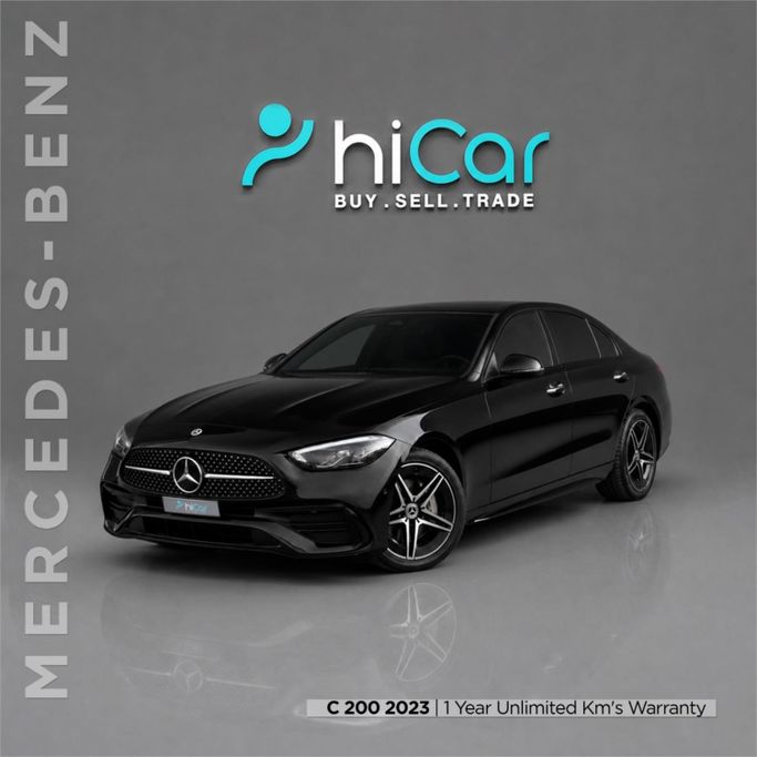 Подержанный Mercedes-Benz C-Class 200 V (W206), 1.5 л, 2023 в ОАЭ, Дубай от Hi Car Approved Pre-Owned Cars Showroom Черный цвет.  | AUTO.AE | Объявление #278859