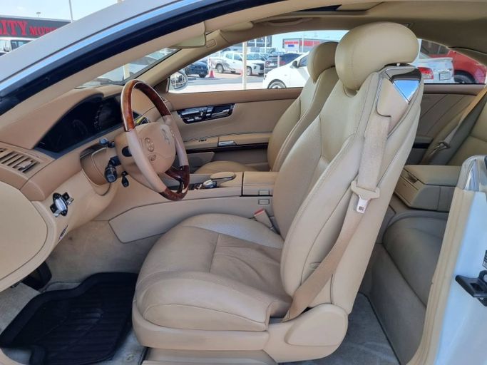 Used Mercedes-Benz CL-Class 550 III (C216), 5.5 l, 2007 in Dubai by Saeed Auto, White color. Japanese Specs | AUTO.AE