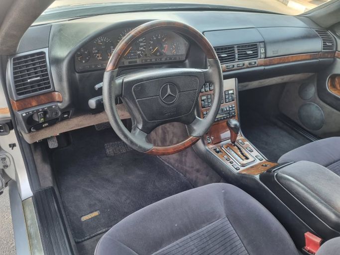 Used Mercedes-Benz CL-Class 600 I (C140), 6.0 l, 1994 in Dubai by Saeed Auto, Grey color. Japanese Specs | AUTO.AE