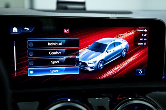 Used Mercedes-Benz CLA AMG 45 AMG II (C118, X118), 2.0 l, 2020 in Dubai by C7 Motors, White color.  | AUTO.AE