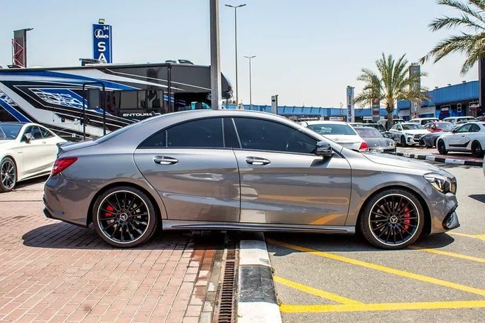 Used Mercedes-Benz CLA AMG 45 AMG I (C117, X117) Facelift, 2.0 l, 2017 in Dubai by Ignite Used Cars, Silver color. GCC Specs | AUTO.AE