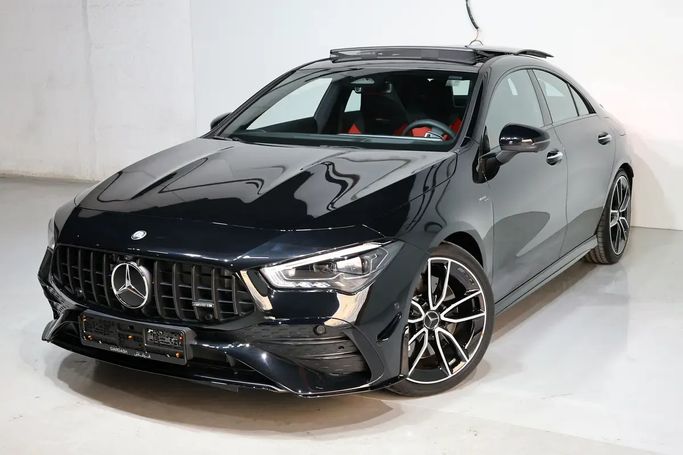 New Mercedes-Benz CLA AMG 35 AMG II (C118, X118) Facelift, 2.0 l, 2025 in Dubai by AL MARWA CARS, Black color. GCC Specs | AUTO.AE | Listing #267090