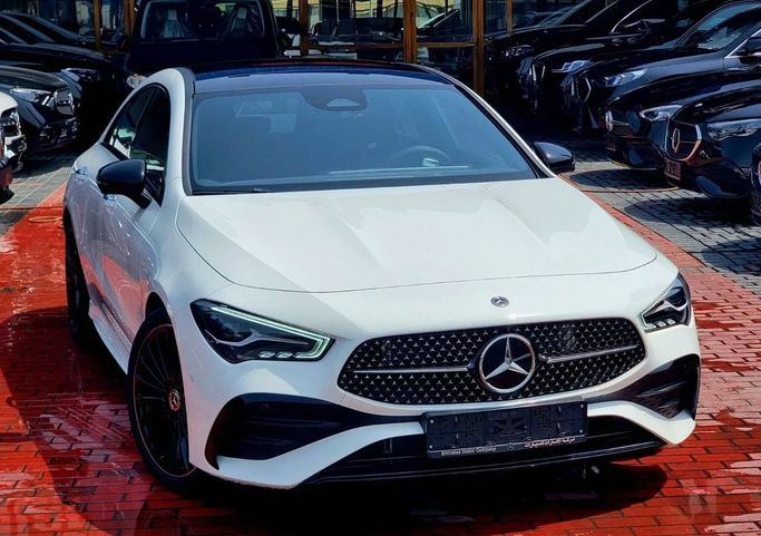 New Mercedes-Benz CLA 200 II (C118, X118) Facelift, 1.3 l, 2025 in Dubai by Auto Gallery DXB, White color. GCC Specs | AUTO.AE