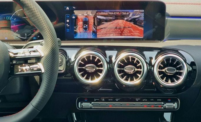 New Mercedes-Benz CLA 200 II (C118, X118) Facelift, 1.3 l, 2025 in Dubai by Auto Gallery DXB, White color. GCC Specs | AUTO.AE