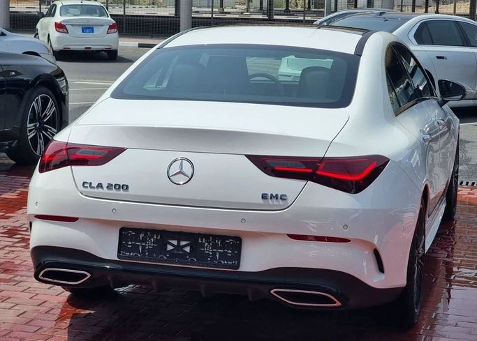 New Mercedes-Benz CLA 200 II (C118, X118) Facelift, 1.3 l, 2025 in Dubai by Auto Gallery DXB, White color. GCC Specs | AUTO.AE