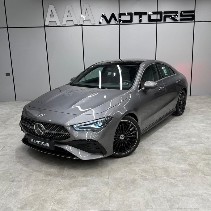 New Mercedes-Benz CLA 200 II (C118, X118) Facelift, 1.3 l, 2025 in Dubai by AAA Motors, Silver color. GCC Specs | AUTO.AE