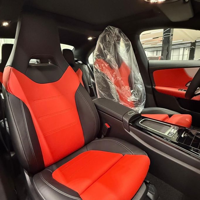 New Mercedes-Benz CLA 200 II (C118, X118) Facelift, 1.3 l, 2025 in Dubai by AAA Motors, Silver color. GCC Specs | AUTO.AE