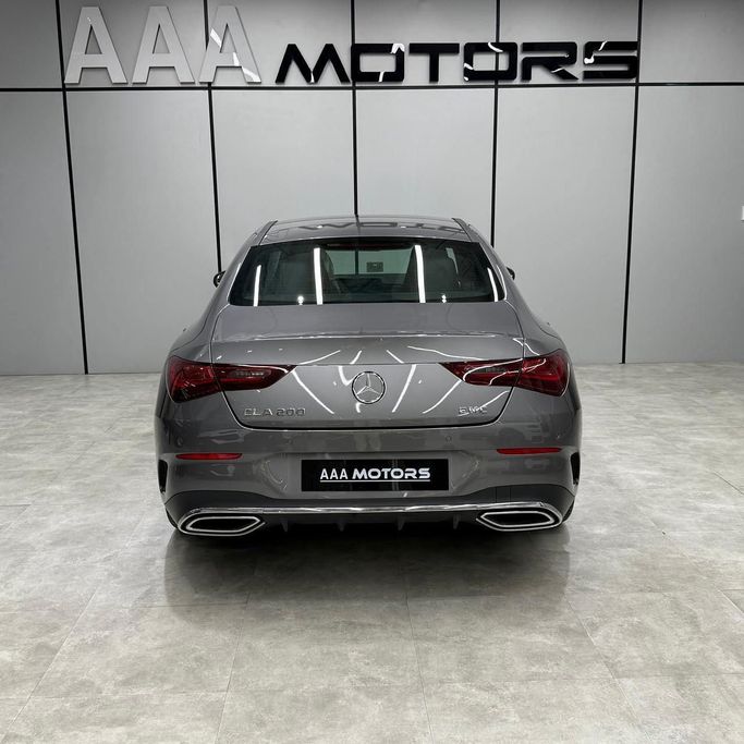 New Mercedes-Benz CLA 200 II (C118, X118) Facelift, 1.3 l, 2025 in Dubai by AAA Motors, Silver color. GCC Specs | AUTO.AE