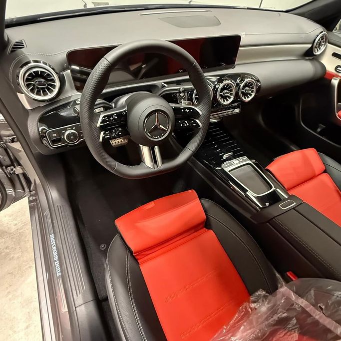 New Mercedes-Benz CLA 200 II (C118, X118) Facelift, 1.3 l, 2025 in Dubai by AAA Motors, Silver color. GCC Specs | AUTO.AE