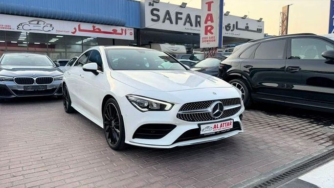 Used Mercedes-Benz CLA 250 II (C118, X118) Facelift, 2.0 l, 2023 in Dubai by Ignite Used Cars, White color. GCC Specs | AUTO.AE