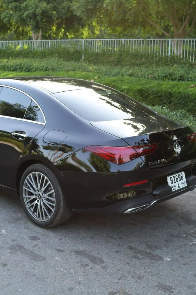 Used Mercedes-Benz CLA 250 II (C118, X118) Facelift, 2.0 l, 2025 in Dubai by Pegasus Automobile, Black color. American Specs | AUTO.AE