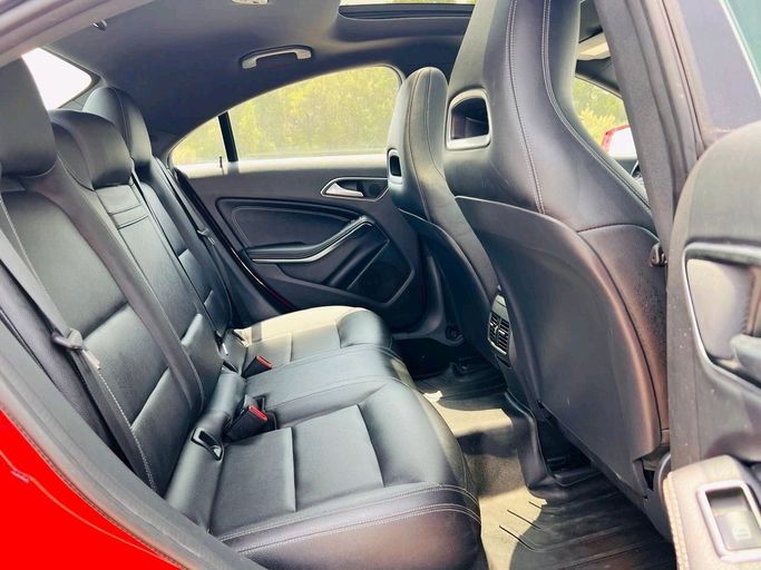 Used Mercedes-Benz CLA 250 I (C117, X117) Facelift, 2.0 l, 2017 in Dubai by Al Nayrab Used Cars, Red color. American Specs | AUTO.AE