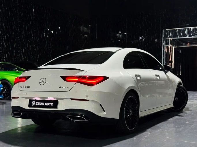 Used Mercedes-Benz CLA 250 II (C118, X118) Facelift, 2.0 l, 2025 in Dubai by Zeus Motors, White color. GCC Specs | AUTO.AE