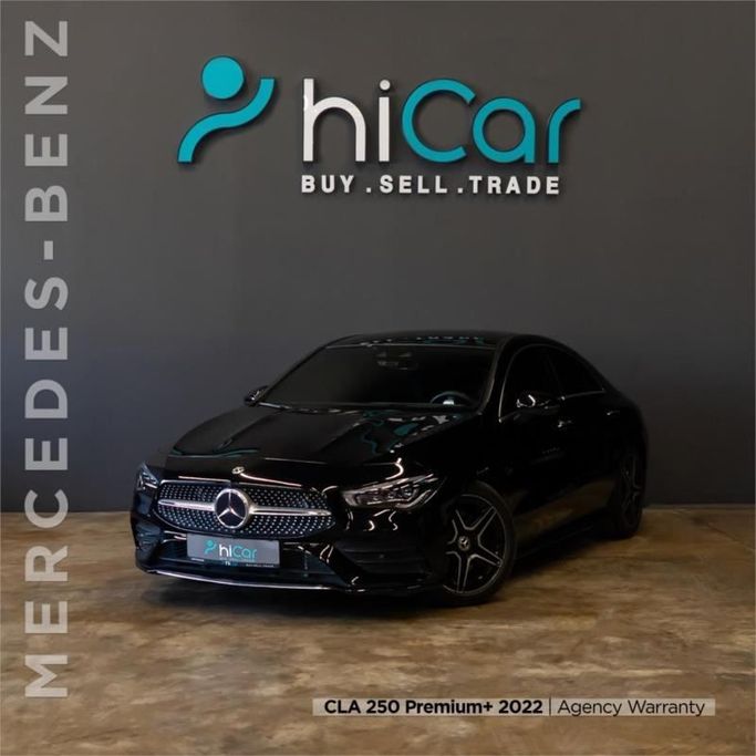مستعملة Mercedes-Benz CLA 250 II (ج 118، س 118), 2.0 l, 2022 في في دبي من Hi Car Approved Pre-Owned Cars Showroom، اللون أسود. مواصفات الخليج | AUTO.AE