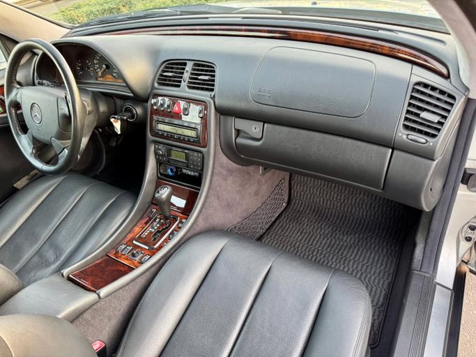 Used Mercedes-Benz CLK-Class 320 I (W208), 3.2 l, 1999 in Dubai by Saeed Auto, Silver color. Japanese Specs | AUTO.AE