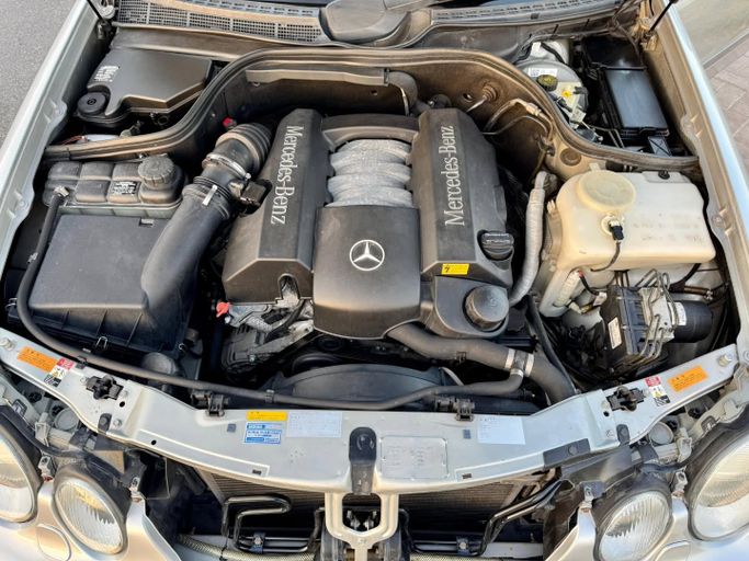 Used Mercedes-Benz CLK-Class 320 I (W208), 3.2 l, 1999 in Dubai by Saeed Auto, Silver color. Japanese Specs | AUTO.AE