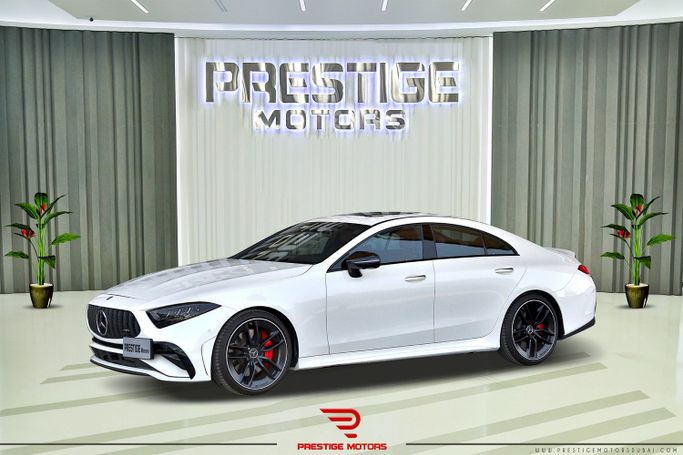 Used Mercedes-Benz CLS AMG 53 AMG III (C257) Facelift, 3.0 l, 2022 in Dubai by Prestige motors, White color. Canadian Specs | AUTO.AE