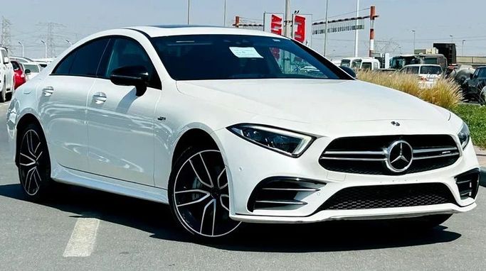 Подержанный Mercedes-Benz CLS AMG 53 AMG III (C257), 3.0 л, 2019 в Дубае от Mirza Automobile FZE Белый цвет. Японская | AUTO.AE
