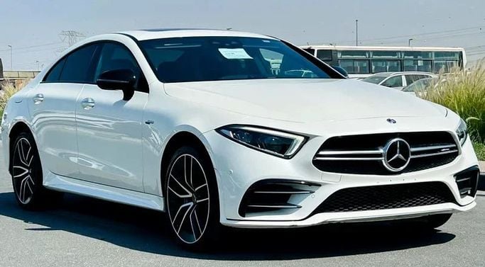 Подержанный Mercedes-Benz CLS AMG 53 AMG III (C257), 3.0 л, 2019 в Дубае от Mirza Automobile FZE Белый цвет. Японская | AUTO.AE