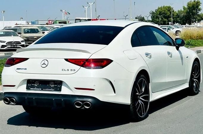 Подержанный Mercedes-Benz CLS AMG 53 AMG III (C257), 3.0 л, 2019 в Дубае от Mirza Automobile FZE Белый цвет. Японская | AUTO.AE
