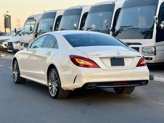 Used Mercedes-Benz CLS 400 II (C218) Facelift, 3.0 l, 2016 in Dubai by Saeed Auto, White color. Japanese Specs | AUTO.AE