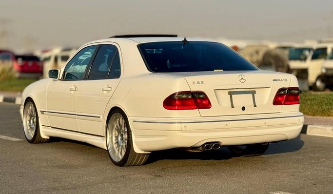 Used Mercedes-Benz E-Class AMG 55 AMG II (W210, S210) Facelift, 5.4 l, 2000 in Dubai by Saeed Auto, White color. Japanese Specs | AUTO.AE