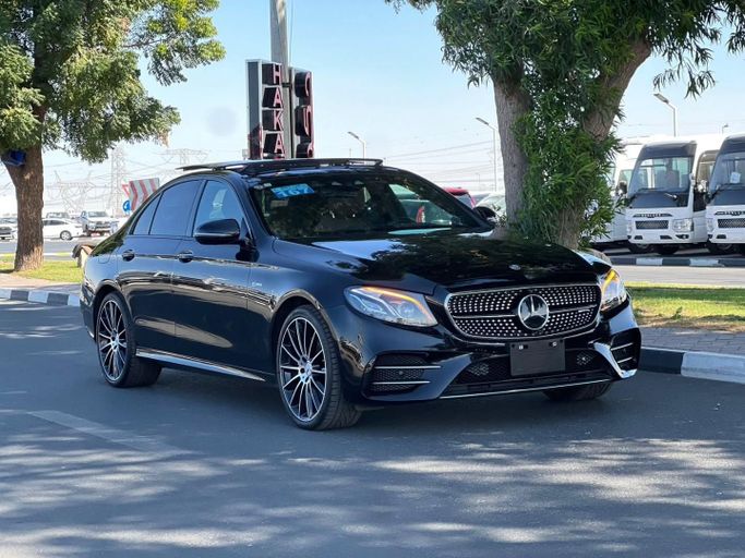 Used Mercedes-Benz E-Class AMG 43 AMG V (W213), 3.0 l, 2017 in Dubai by Saeed Auto, Black color. Japanese Specs | AUTO.AE