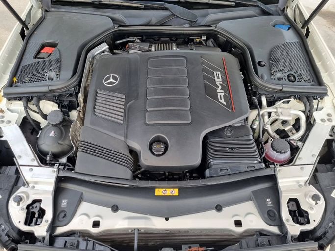 Used Mercedes-Benz E-Class AMG 53 AMG V (W213), 3.0 l, 2019 in Dubai by Saeed Auto, White color. Japanese Specs | AUTO.AE