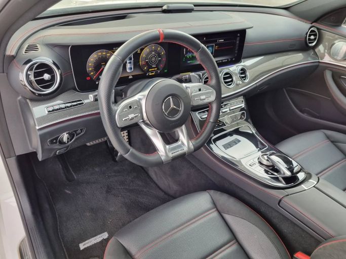 Used Mercedes-Benz E-Class AMG 53 AMG V (W213), 3.0 l, 2019 in Dubai by Saeed Auto, White color. Japanese Specs | AUTO.AE