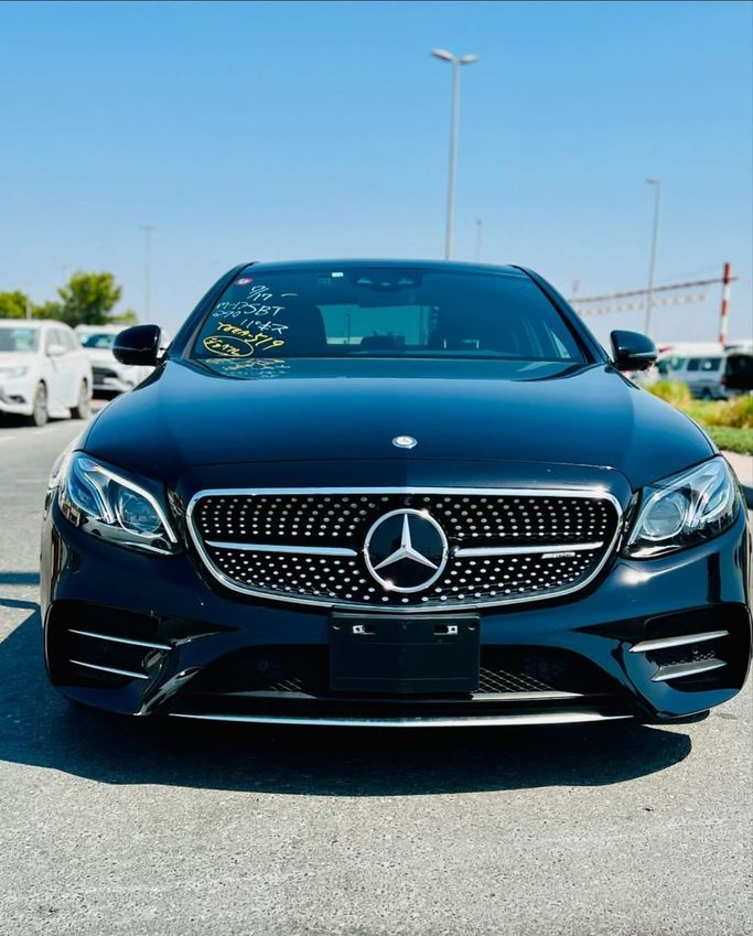 Used Mercedes-Benz E-Class AMG 43 AMG V (W213), 3.0 l, 2017 in Dubai by Lakhani Motors, Black color. Japanese Specs | AUTO.AE