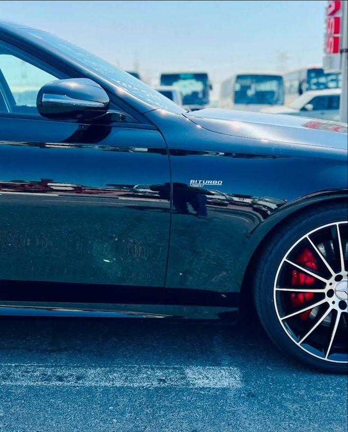 Used Mercedes-Benz E-Class AMG 43 AMG V (W213), 3.0 l, 2017 in Dubai by Lakhani Motors, Black color. Japanese Specs | AUTO.AE