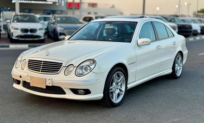 Подержанный Mercedes-Benz E-Class AMG 55 AMG III (W211, S211), 5.4 л, 2003 в Дубае от Best Car Белый цвет. Японская | AUTO.AE