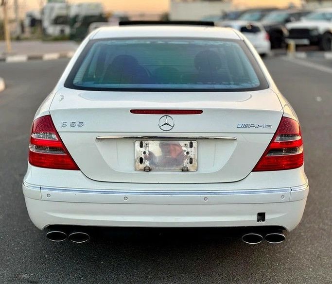 Подержанный Mercedes-Benz E-Class AMG 55 AMG III (W211, S211), 5.4 л, 2003 в Дубае от Best Car Белый цвет. Японская | AUTO.AE