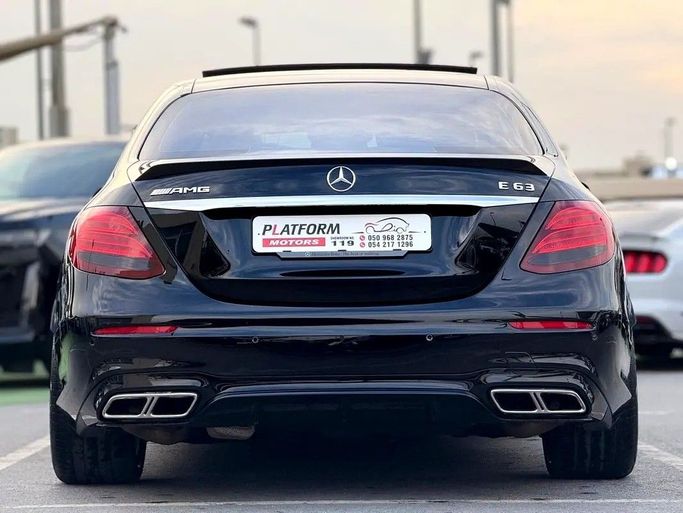 Used Mercedes-Benz E-Class AMG 63 AMG V (W213), 4.0 l, 2019 in Dubai by Platform Used Cars, Black color.  | AUTO.AE