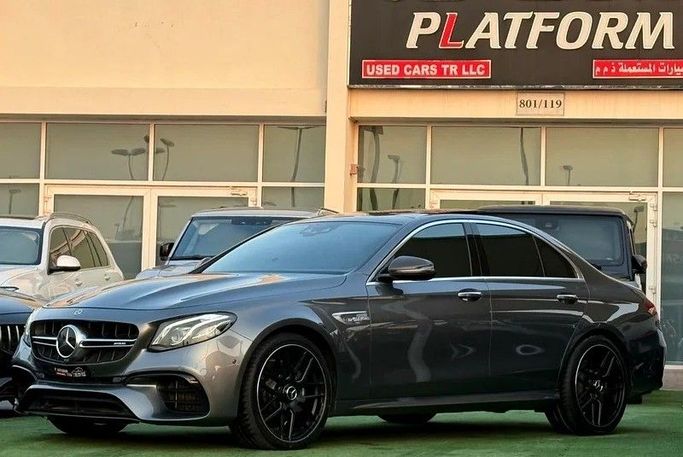 Used Mercedes-Benz E-Class AMG 63 AMG V (W213), 4.0 l, 2018 in Dubai by Platform Used Cars, Black color. Korean Specs | AUTO.AE