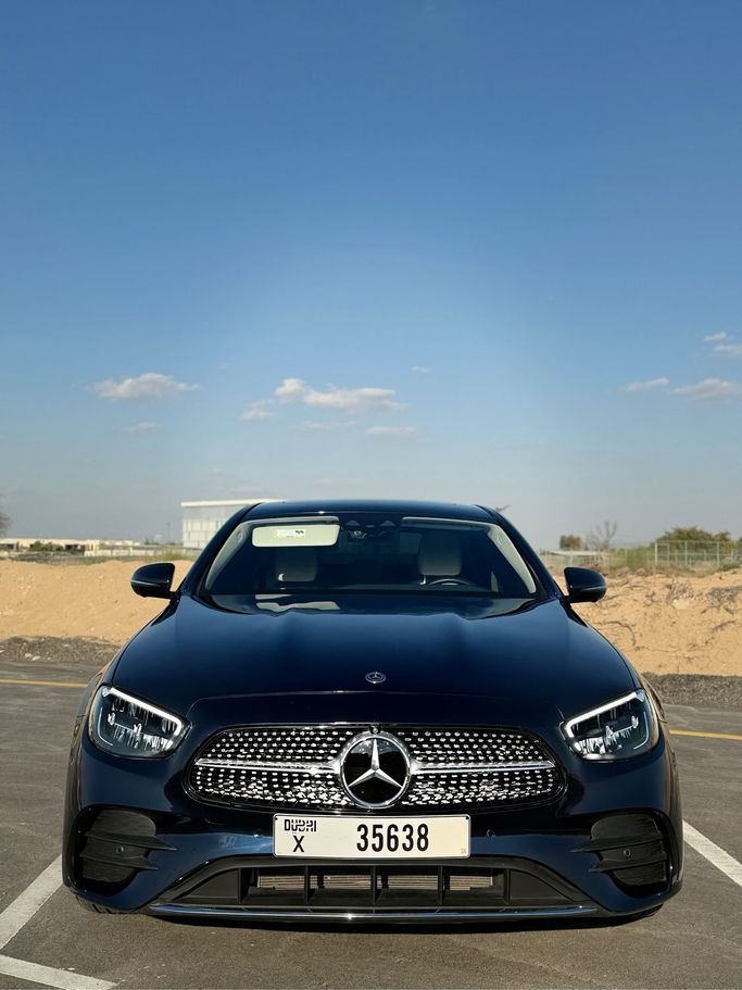 Used Mercedes-Benz E-Class 300 V (W213, S213, C238) Facelift, 2.0 l, 2021 in Dubai, Blue color. American Specs | AUTO.AE