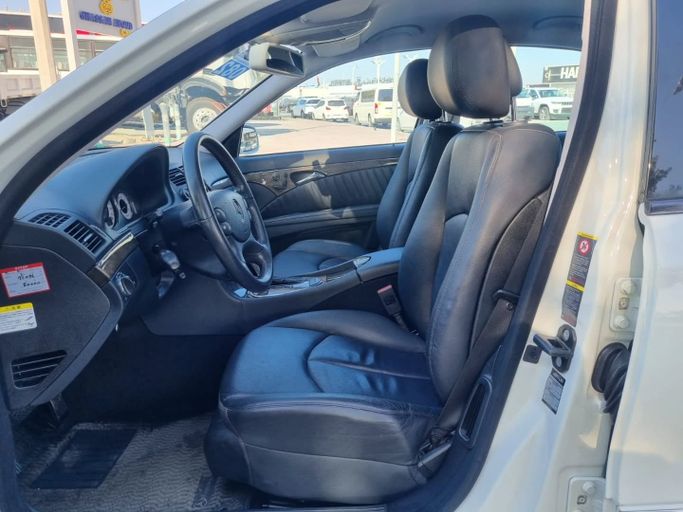 Used Mercedes-Benz E-Class 350 III (W211, S211) Facelift, 3.5 l, 2008 in Dubai by Saeed Auto, White color. Japanese Specs | AUTO.AE