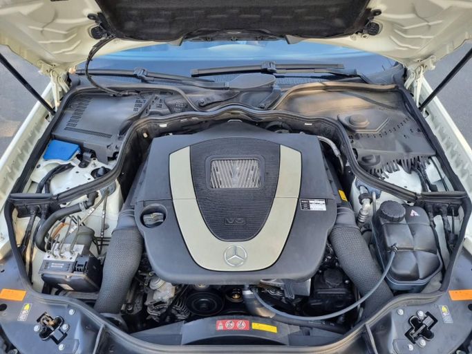 Used Mercedes-Benz E-Class 350 III (W211, S211) Facelift, 3.5 l, 2008 in Dubai by Saeed Auto, White color. Japanese Specs | AUTO.AE