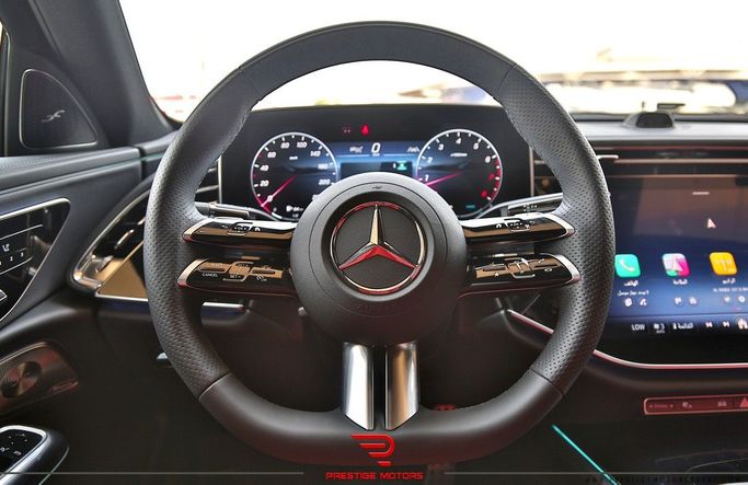 Used Mercedes-Benz E-Class 200 VI (W214, S214), 2.0 l, 2024 in Dubai by Prestige motors, Black color. European Specs | AUTO.AE
