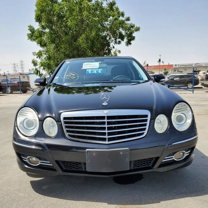 Подержанный Mercedes-Benz E-Class 350 III (W211, S211) Рестайлинг, 3.5 л, 2008 в Дубае от Japan Motors Черный цвет. Японская | AUTO.AE