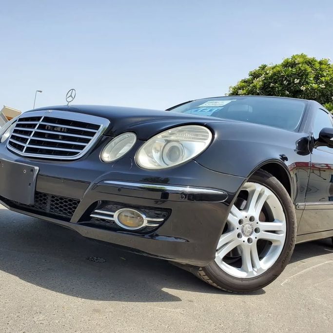 Подержанный Mercedes-Benz E-Class 350 III (W211, S211) Рестайлинг, 3.5 л, 2008 в Дубае от Japan Motors Черный цвет. Японская | AUTO.AE