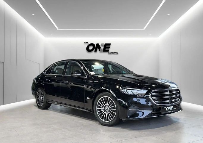 New Mercedes-Benz E-Class 260 L VI (W214, S214), 2.0 l, 2025 in Dubai by The One Motors, Black color. Chinese Specs | AUTO.AE