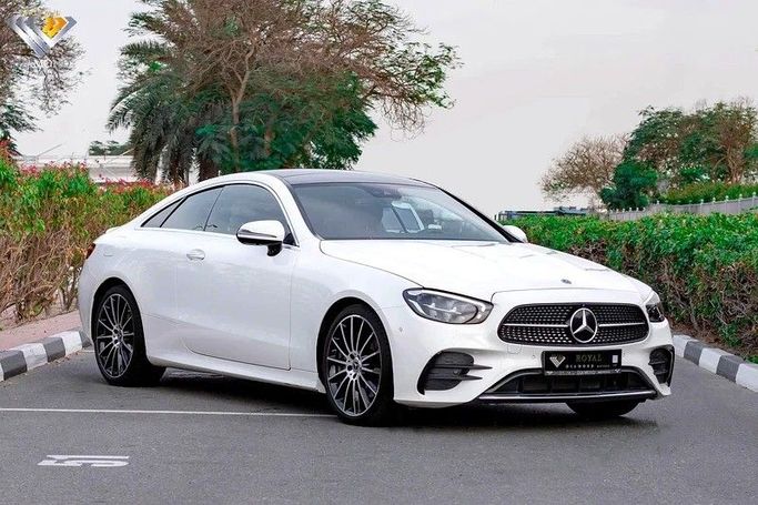 Used Mercedes-Benz E-Class 200 V (W213, S213, C238) Facelift, 2.0 l, 2023 in Dubai by Royal Diamond Motors, White color. GCC Specs | AUTO.AE