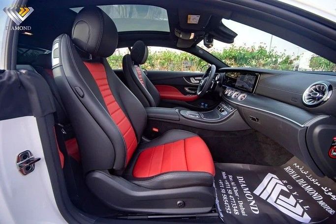 Used Mercedes-Benz E-Class 200 V (W213, S213, C238) Facelift, 2.0 l, 2023 in Dubai by Royal Diamond Motors, White color. GCC Specs | AUTO.AE